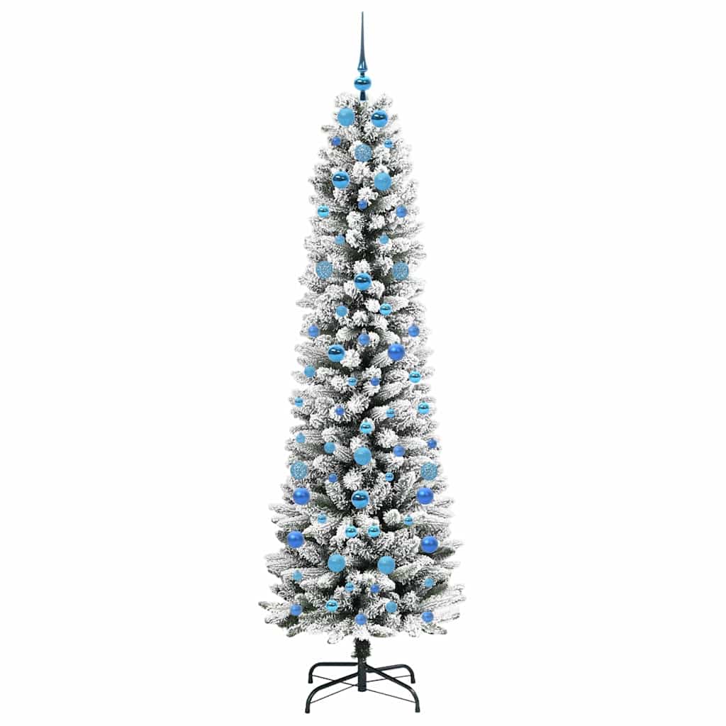 Sapin de Noël artificiel avec 300 LED Vert et blanc 210 cm - XIOS