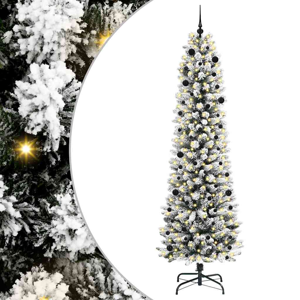 Sapin de Noël artificiel avec 300 LED Vert et blanc 240 cm - XIOS