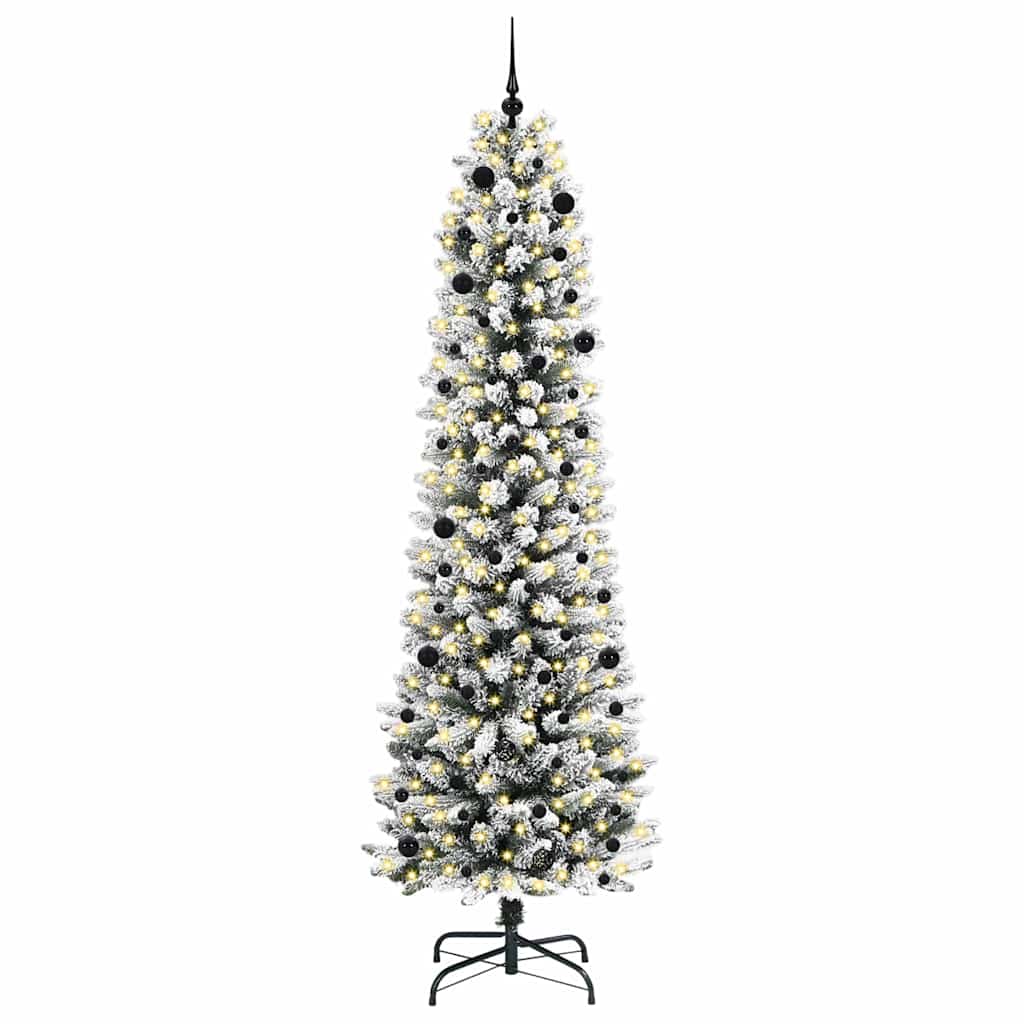 Sapin de Noël artificiel avec 300 LED Vert et blanc 240 cm - XIOS