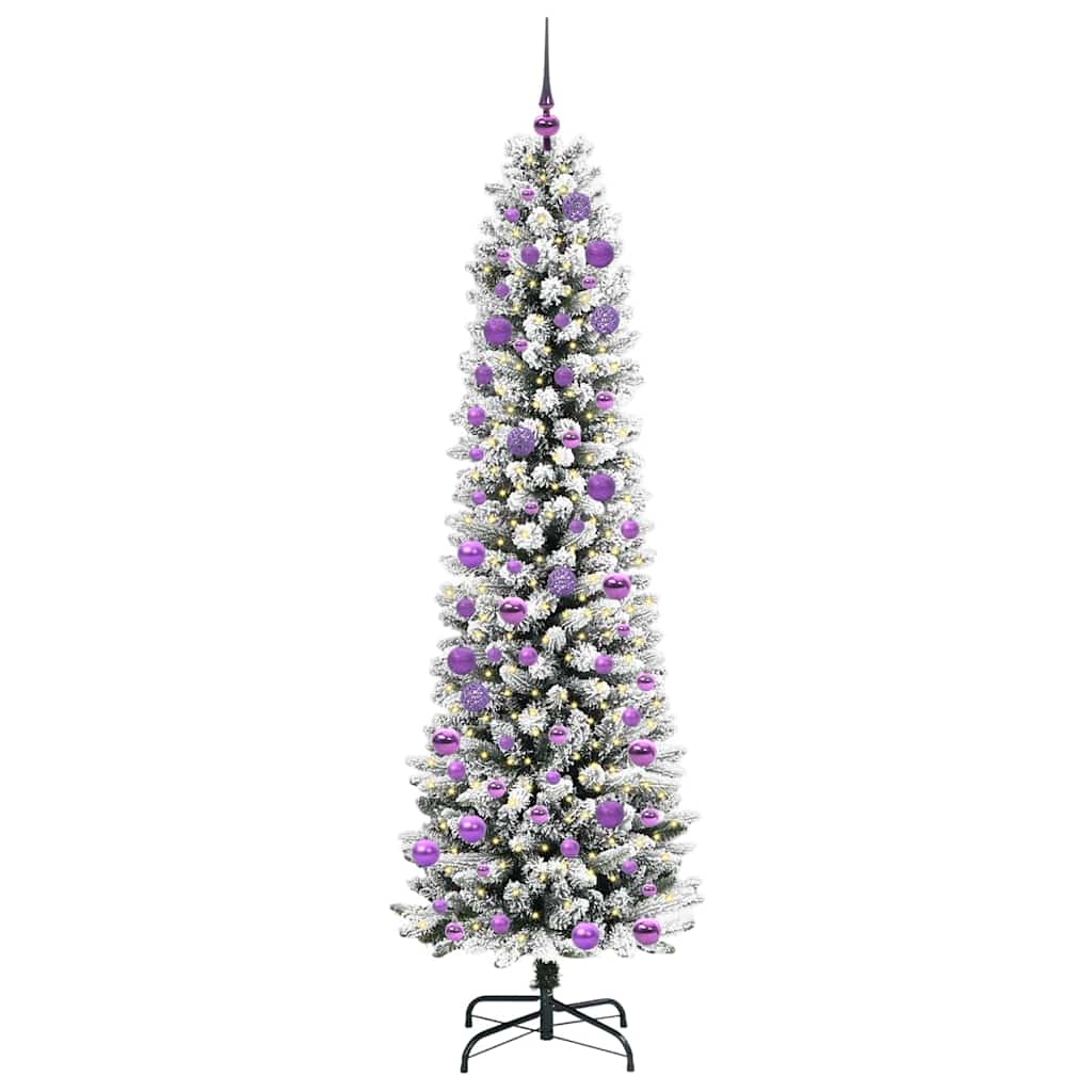 Sapin de Noël artificiel avec 300 LED Vert et blanc 240 cm - XIOS