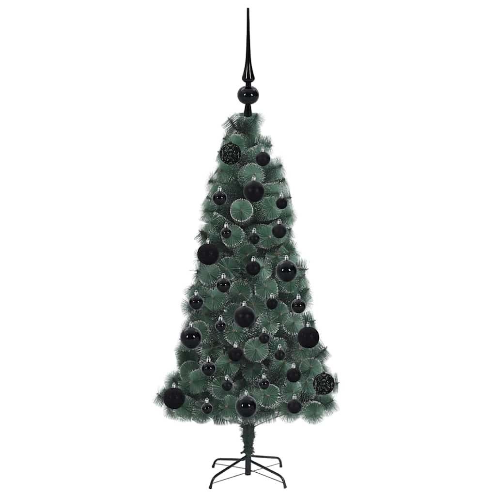 Sapin de Noël artificiel pré-éclairé avec set de boules 120 cm - XIOS