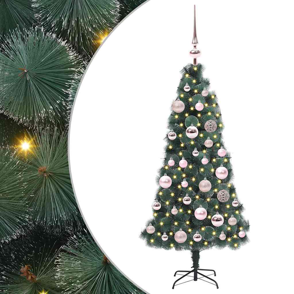 Sapin de Noël artificiel pré-éclairé avec ensemble de boules - XIOS