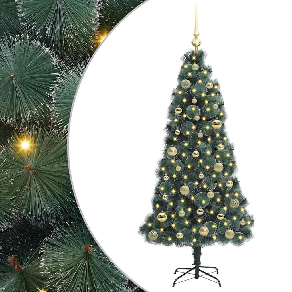 Arbre de Noël artificiel pré-éclairé avec jeu de boules 150 cm - XIOS