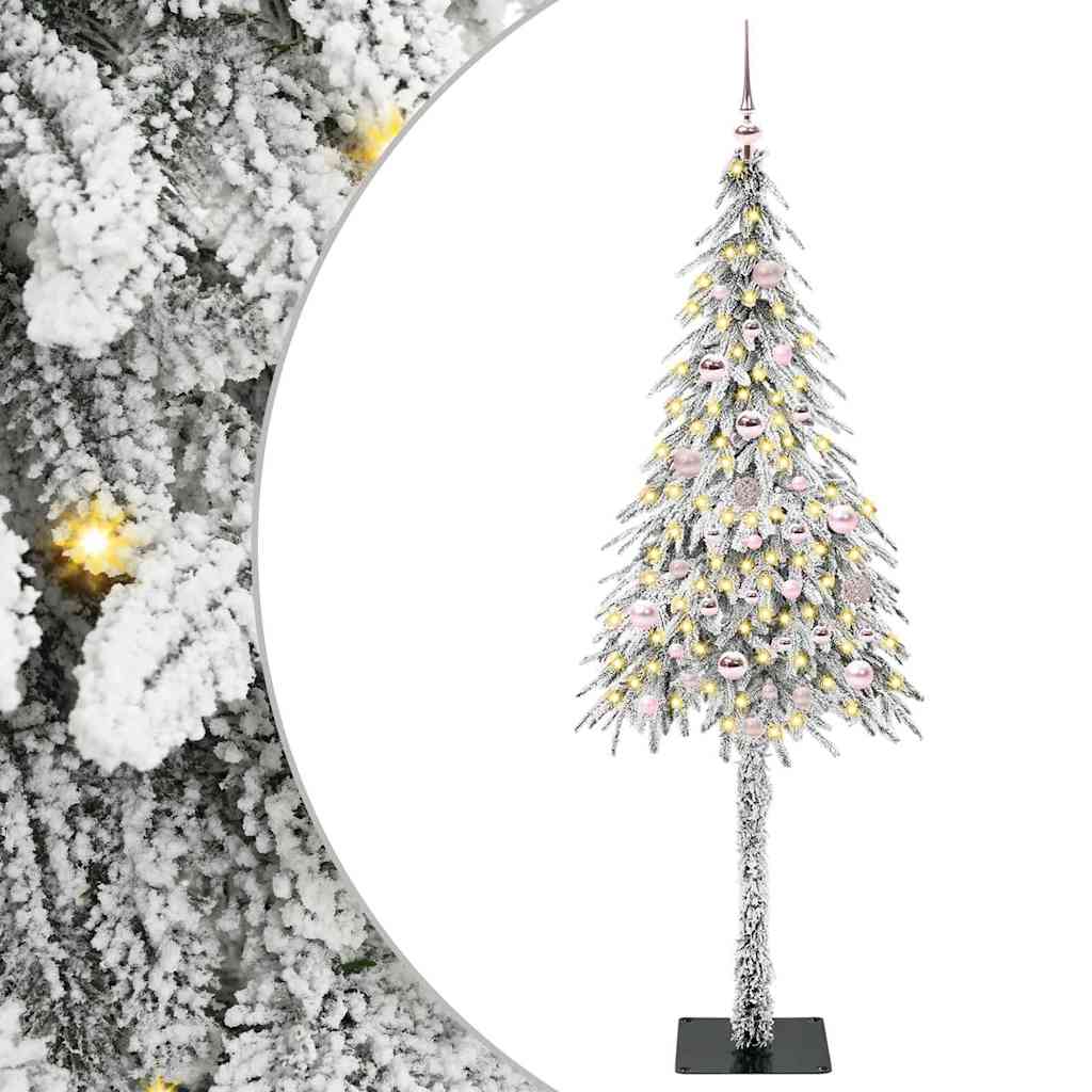 Sapin de Noël avec 150 LED Blanc 150 cm PE et Acier - XIOS