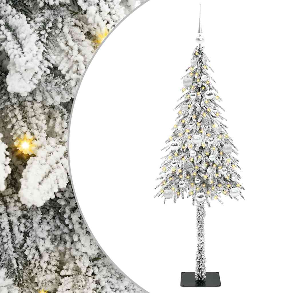 Sapin de Noël avec 150 LED Blanc 150 cm PE et Acier - XIOS