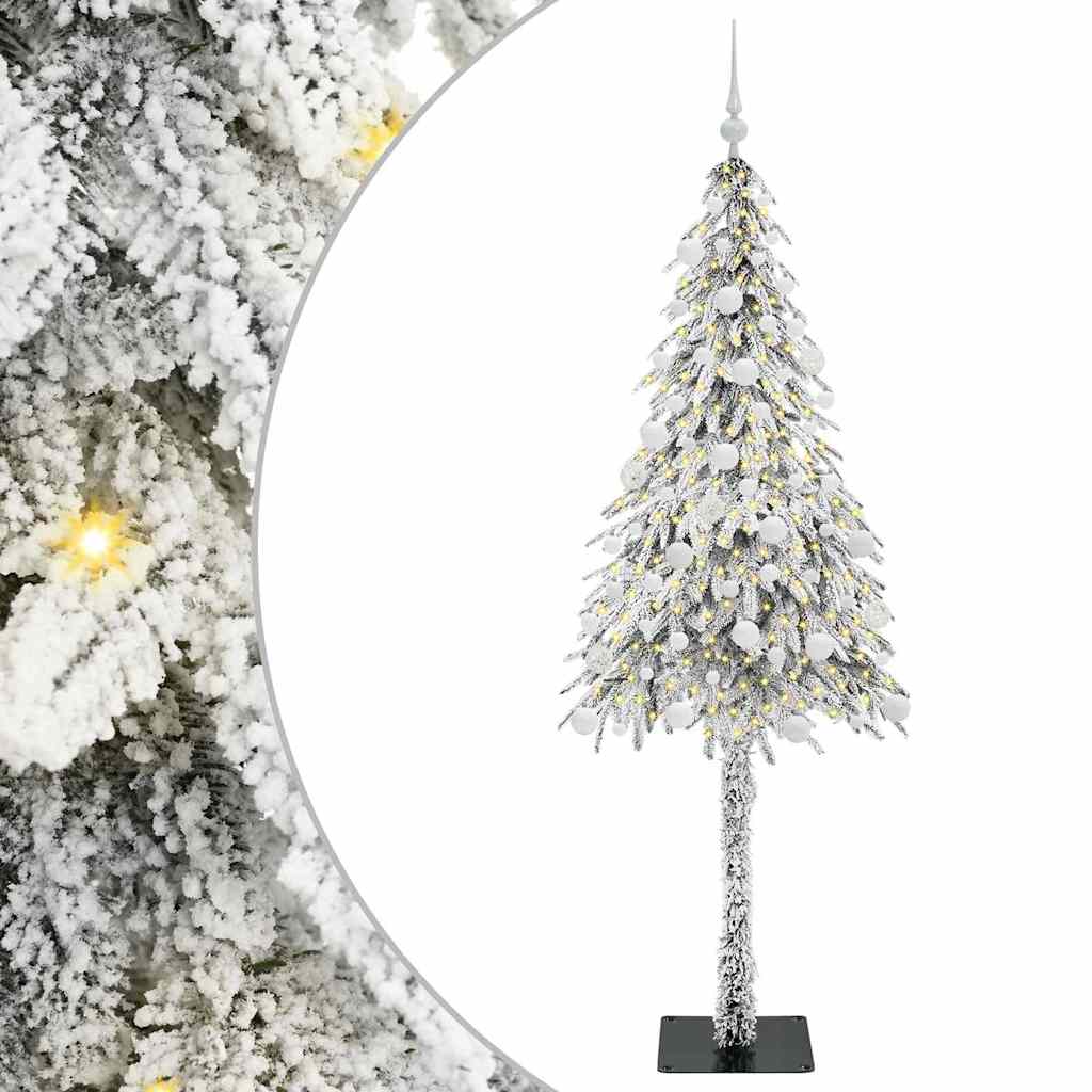 Sapin de Noël avec 300 LED Blanc 180 cm PE et Acier - XIOS