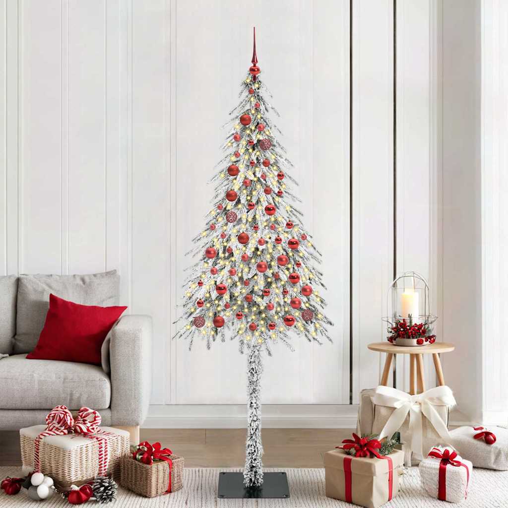 Sapin de Noël avec 300 LED Blanc 210 cm PE et Acier - XIOS