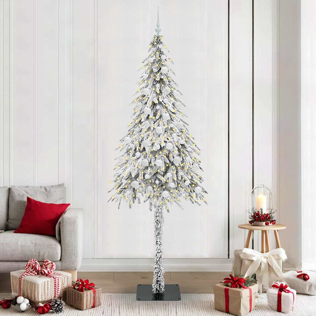 Sapin de Noël avec 300 LED Blanc 210 cm PE et Acier - XIOS