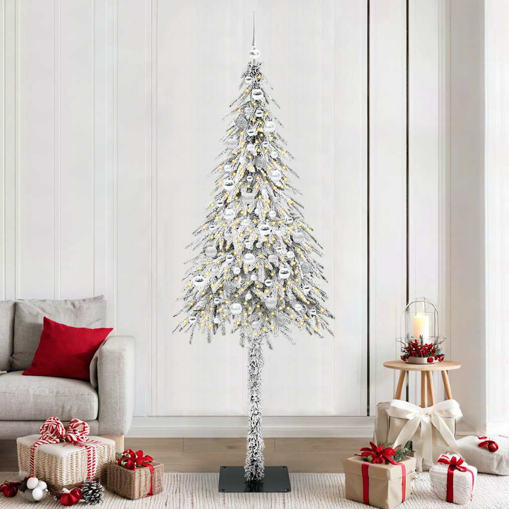 Sapin de Noël avec 300 LED Blanc 210 cm PE et Acier - XIOS