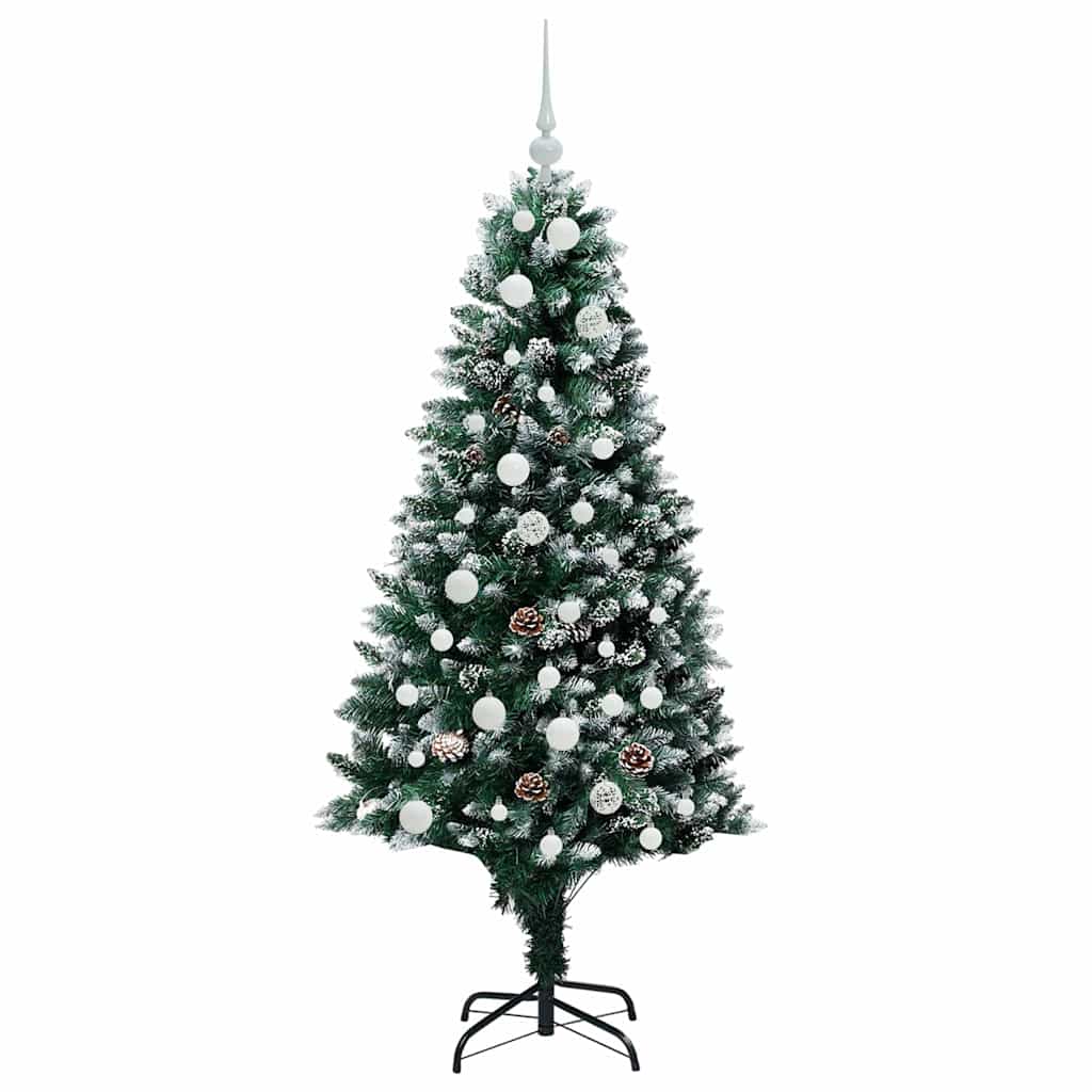 Sapin de Noël artificiel Vert 150 cm PVC, Acier et Plastique - XIOS