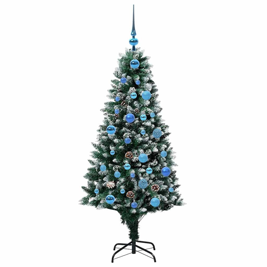 Sapin de Noël artificiel Vert 150 cm PVC, Acier et Plastique - XIOS