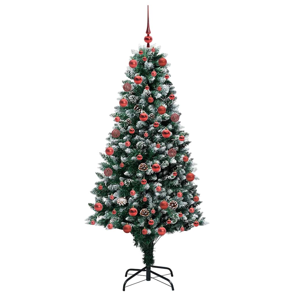 Sapin de Noël artificiel Vert 180 cm PVC, Acier et Plastique - XIOS