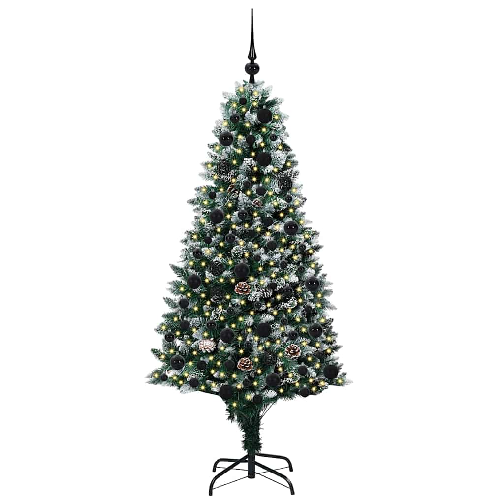 Sapin de Noël artificiel Vert 180 cm PVC, Acier et Plastique - XIOS