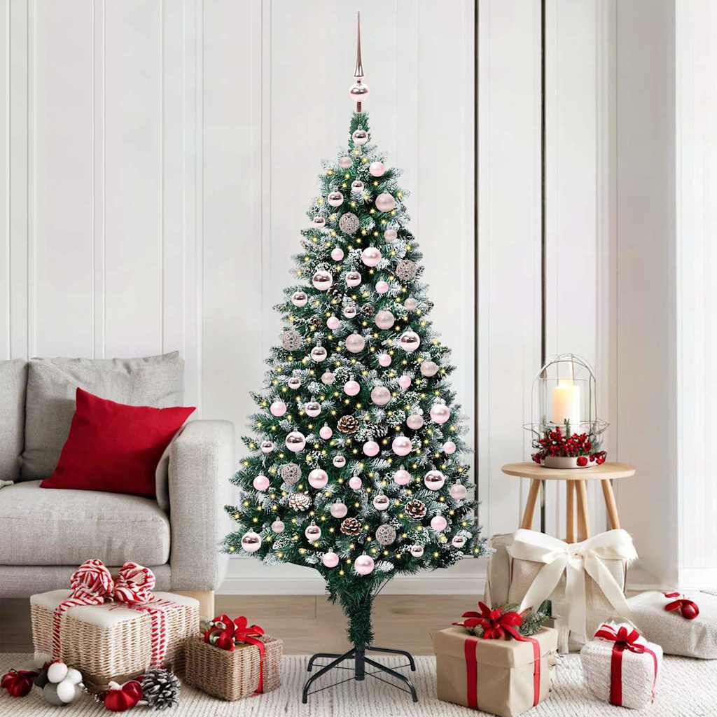 Sapin de Noël artificiel Vert 180 cm PVC, Acier et Plastique - XIOS