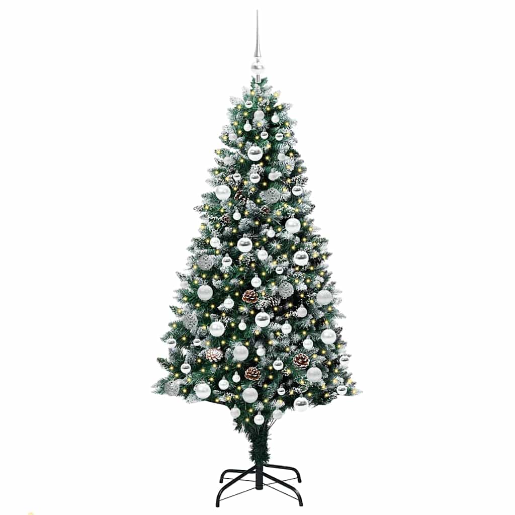 Sapin de Noël artificiel Vert 180 cm PVC, Acier et Plastique - XIOS