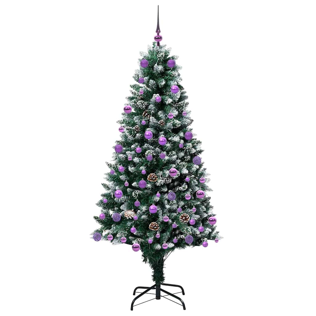 Sapin de Noël artificiel Vert 180 cm PVC, Acier et Plastique - XIOS