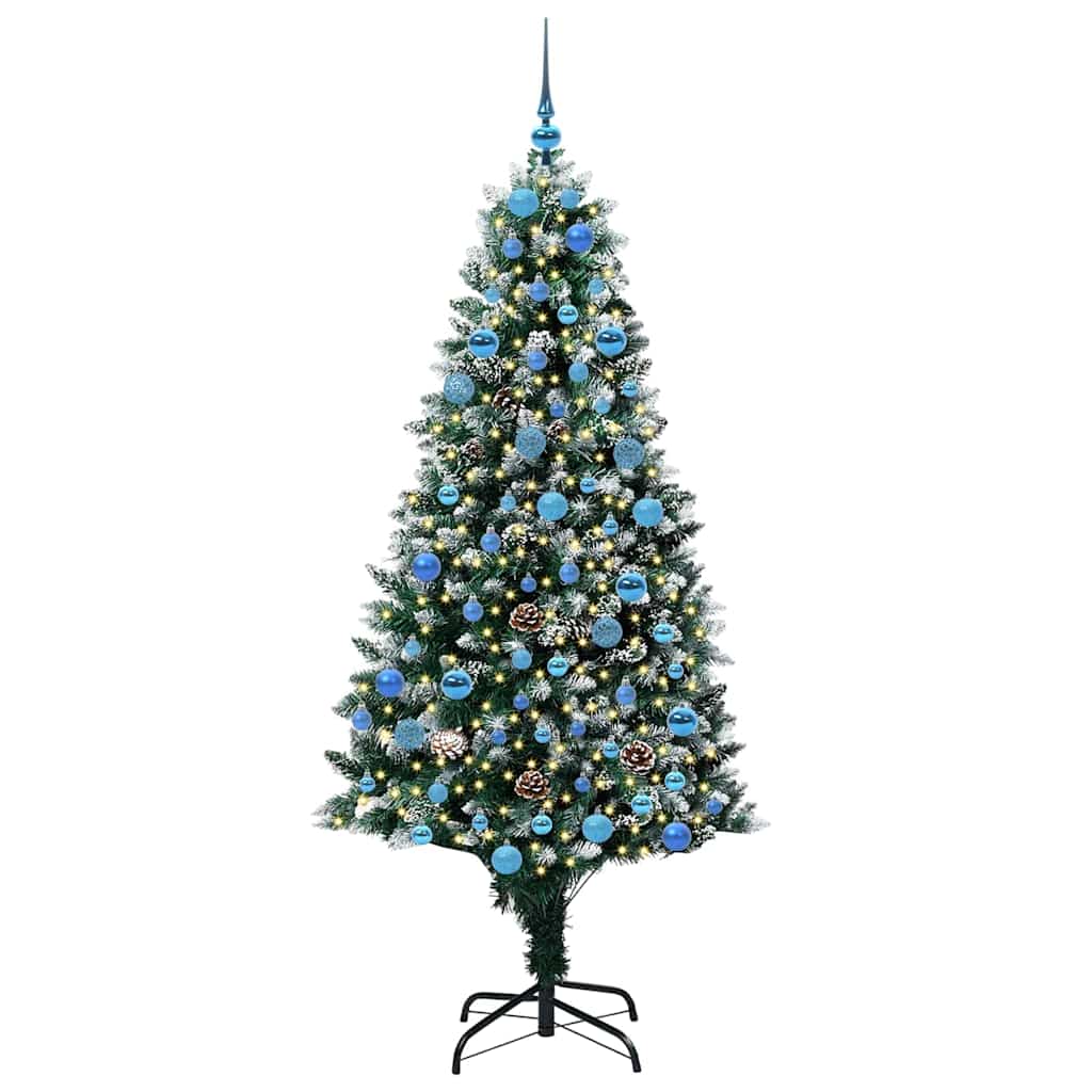 Sapin de Noël artificiel Vert 180 cm PVC, Acier et Plastique - XIOS