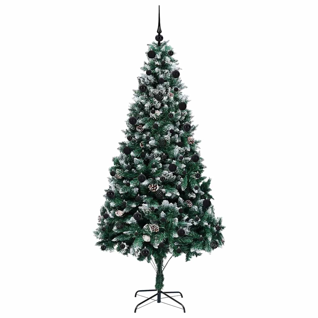 Sapin de Noël artificiel Vert 210 cm PVC, Acier et Plastique - XIOS