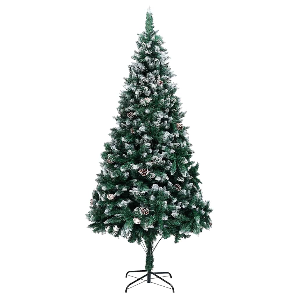 Sapin de Noël artificiel Vert 210 cm PVC, Acier et Plastique - XIOS