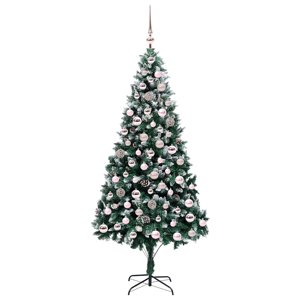 Sapin de Noël artificiel Vert 210 cm PVC, Acier et Plastique - XIOS