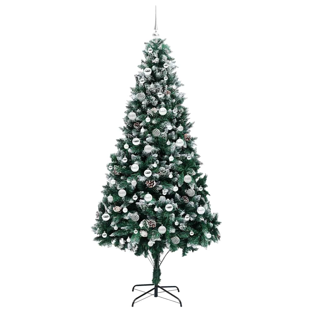Sapin de Noël artificiel Vert 210 cm PVC, Acier et Plastique - XIOS