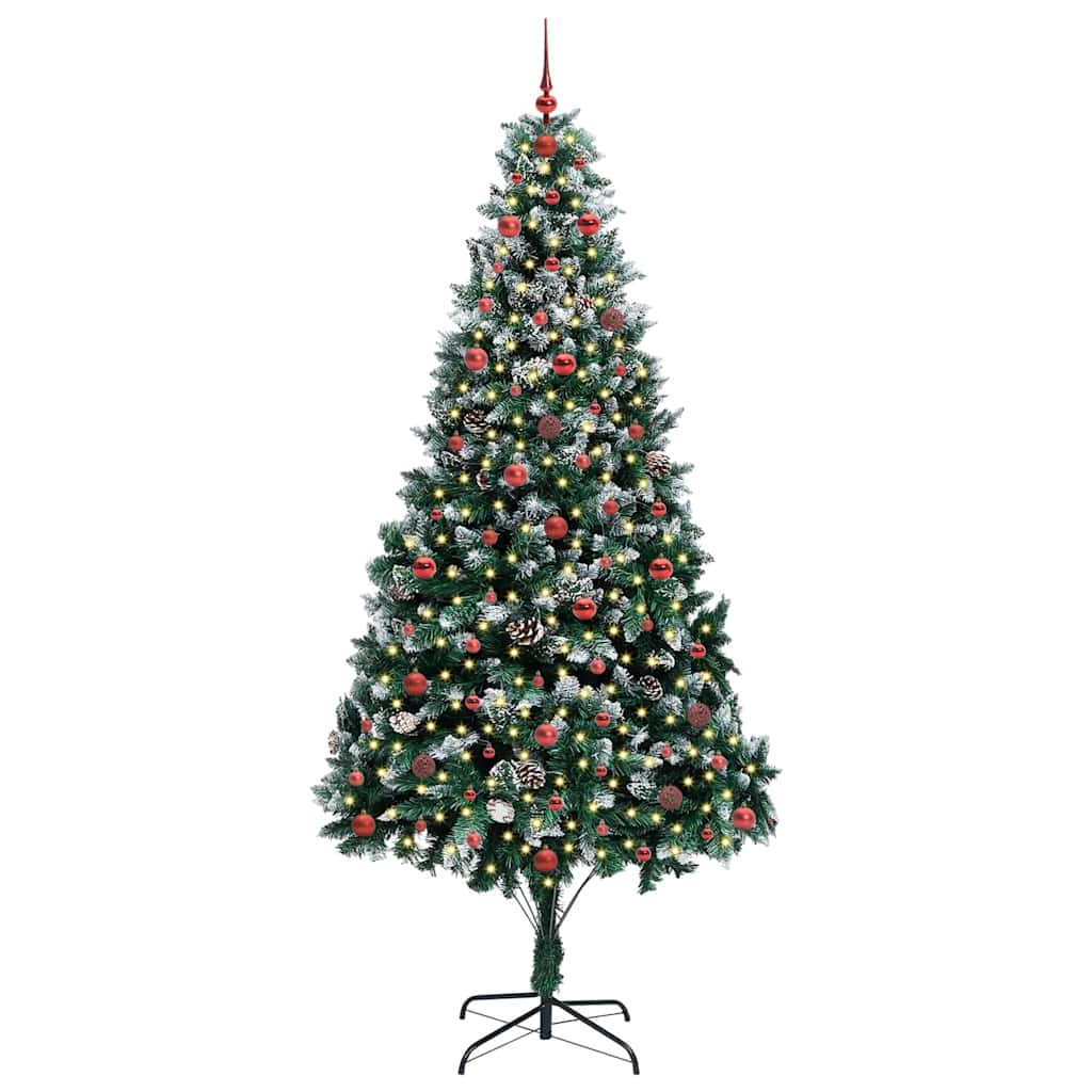 Sapin de Noël artificiel Vert 240 cm PVC, Acier et Plastique - XIOS