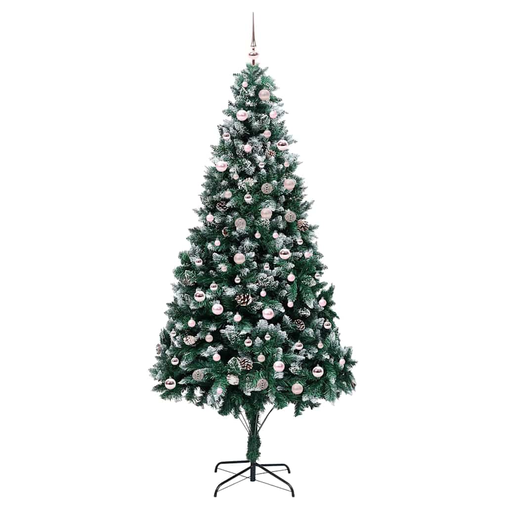 Sapin de Noël artificiel Vert 240 cm PVC, Acier et Plastique - XIOS