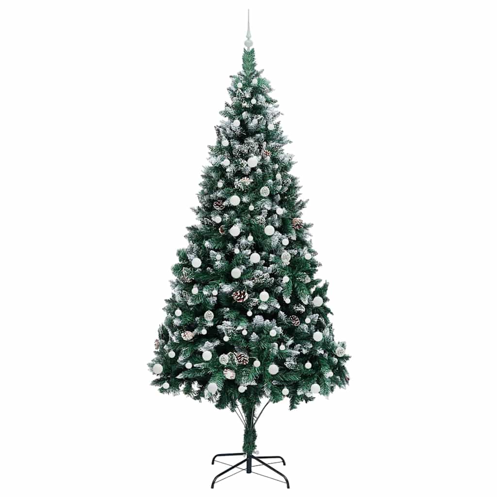 Sapin de Noël artificiel Vert 240 cm PVC, Acier et Plastique - XIOS