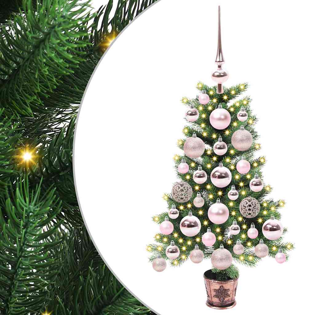 Sapin de Noël avec 150 LED avec support Vert 65 cm PE - XIOS