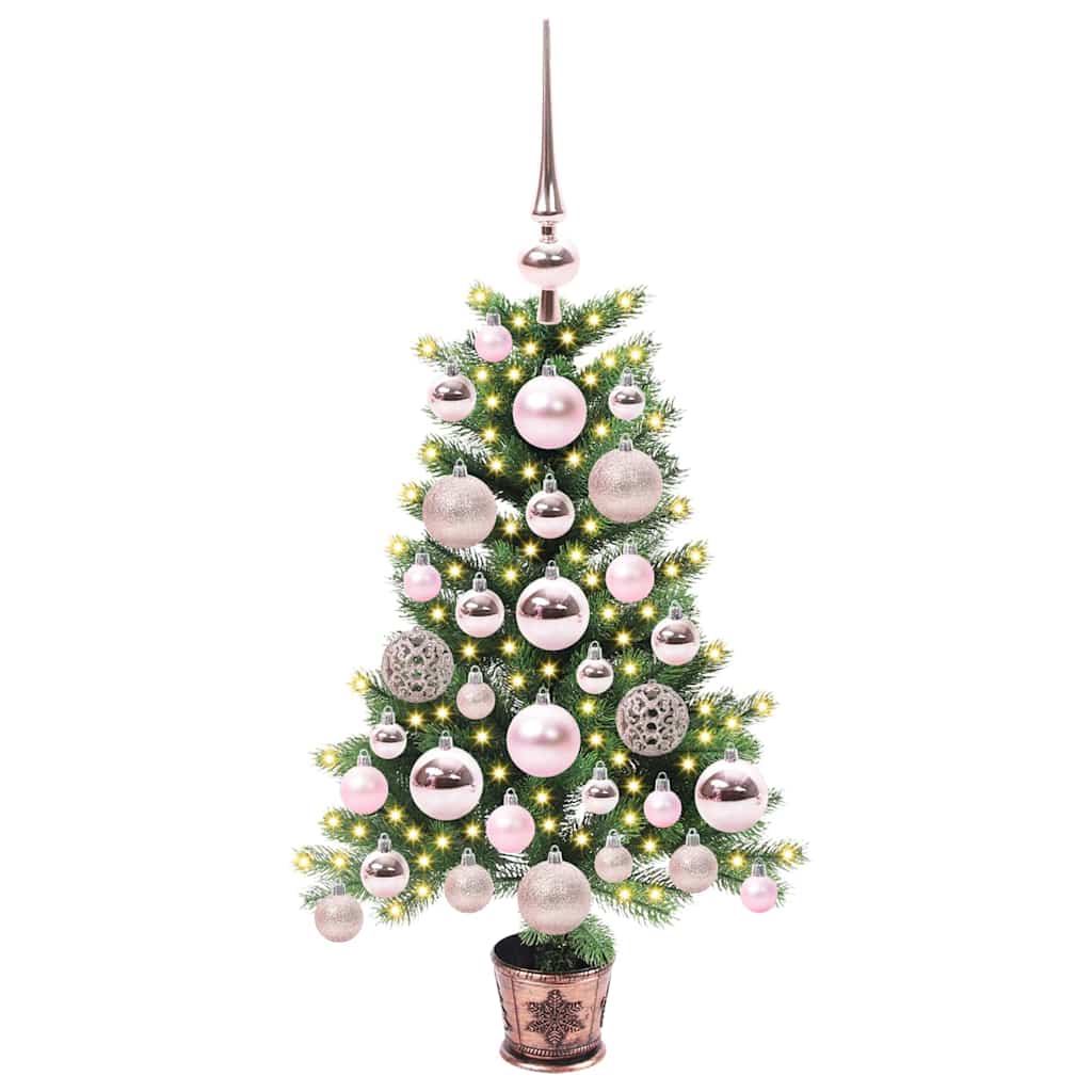 Sapin de Noël avec 150 LED avec support Vert 65 cm PE - XIOS