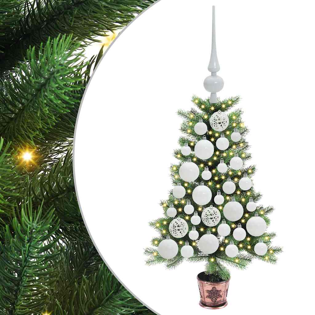 Sapin de Noël avec 150 LED avec support Vert 65 cm PE - XIOS