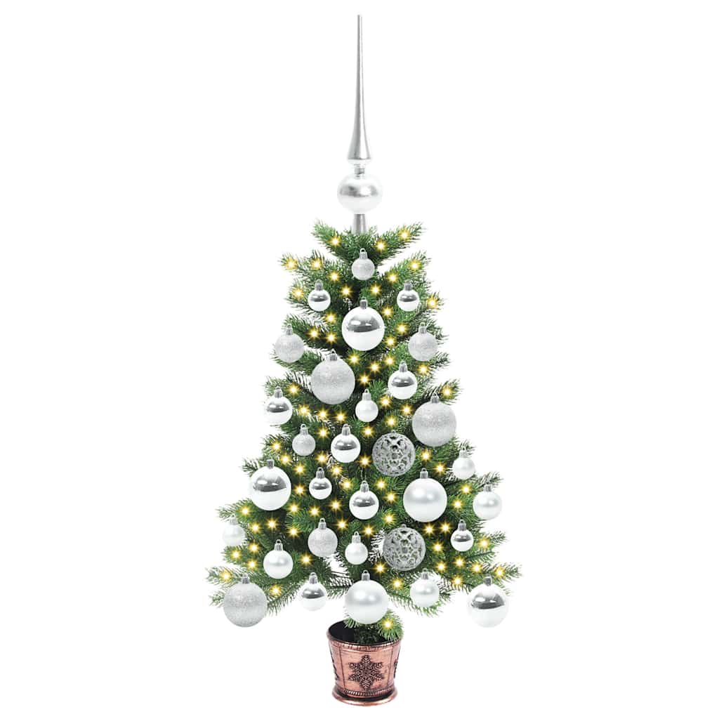 Sapin de Noël avec 150 LED avec support Vert 65 cm PE - XIOS