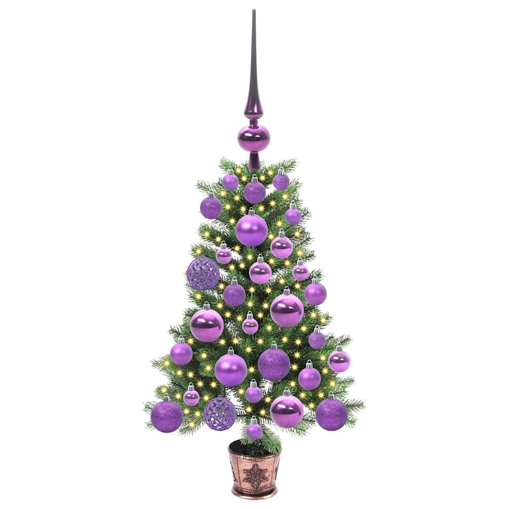 Sapin de Noël avec 150 LED avec support Vert 65 cm PE - XIOS
