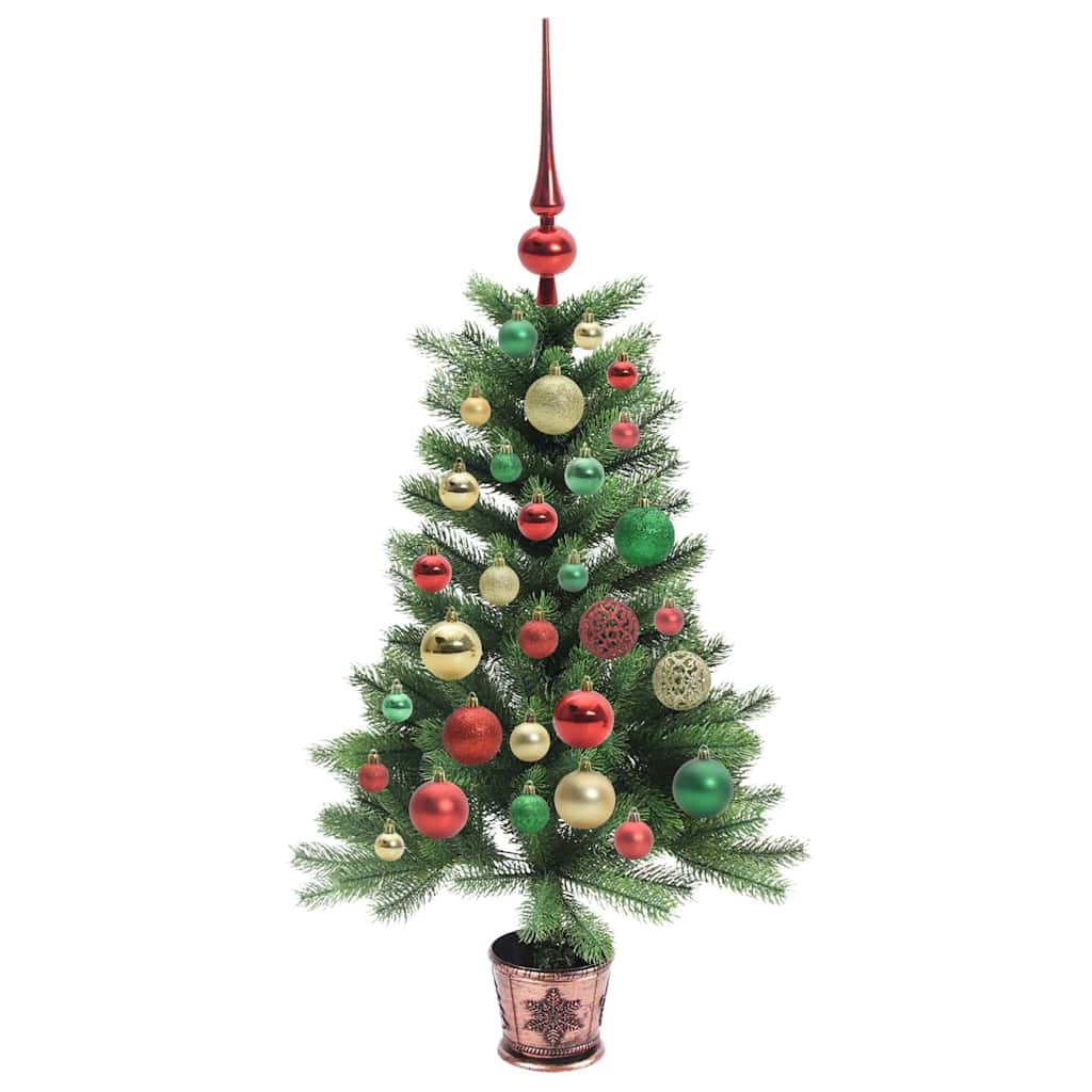Sapin de Noël avec 150 LED avec support Vert 90 cm PE - XIOS