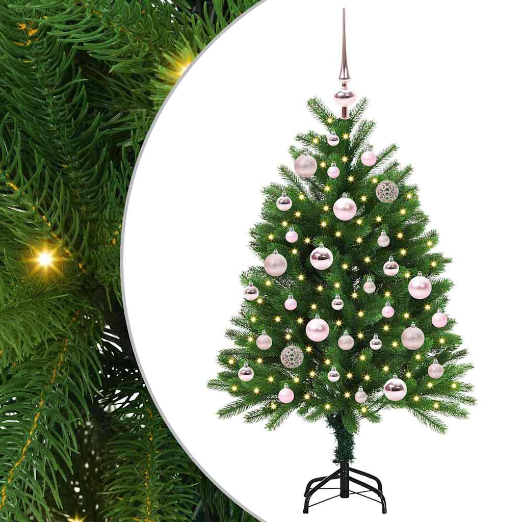 Sapin de Noël avec 150 LED avec support Vert 120 cm PE - XIOS
