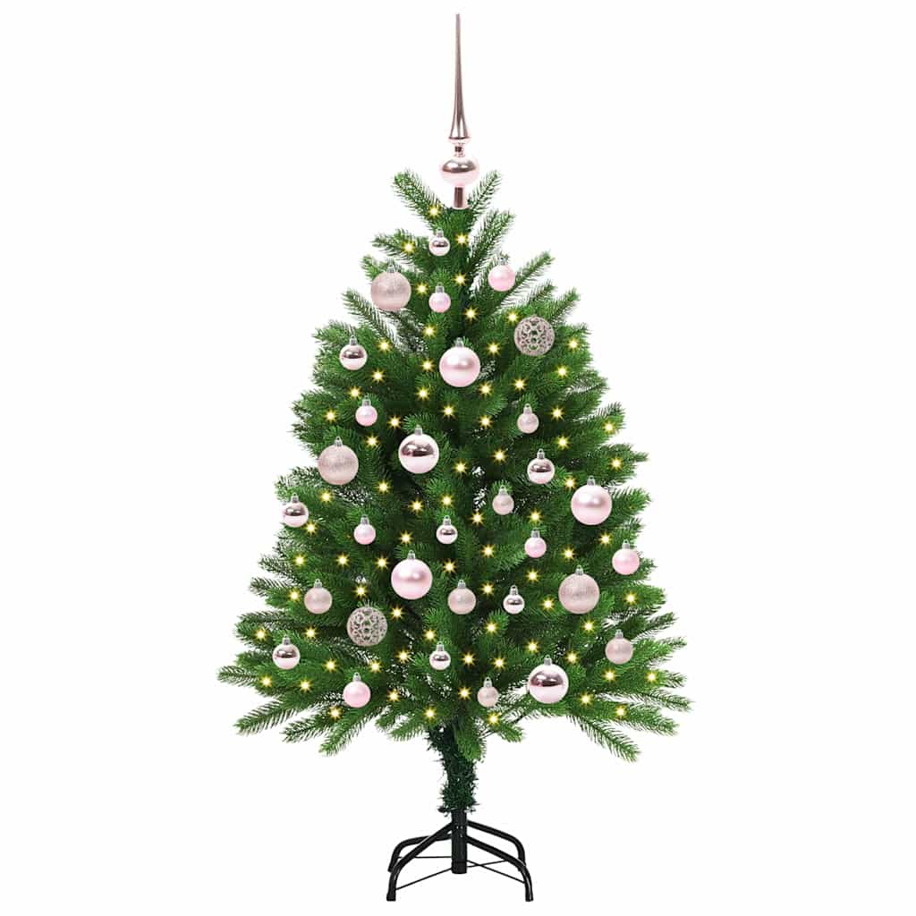 Sapin de Noël avec 150 LED avec support Vert 120 cm PE - XIOS