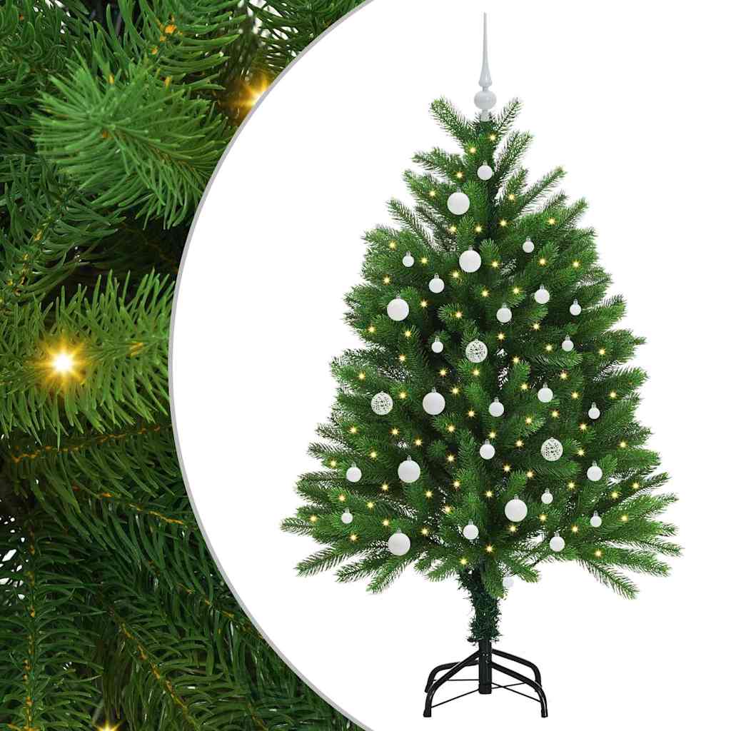 Sapin de Noël avec 150 LED avec support Vert 120 cm PE - XIOS