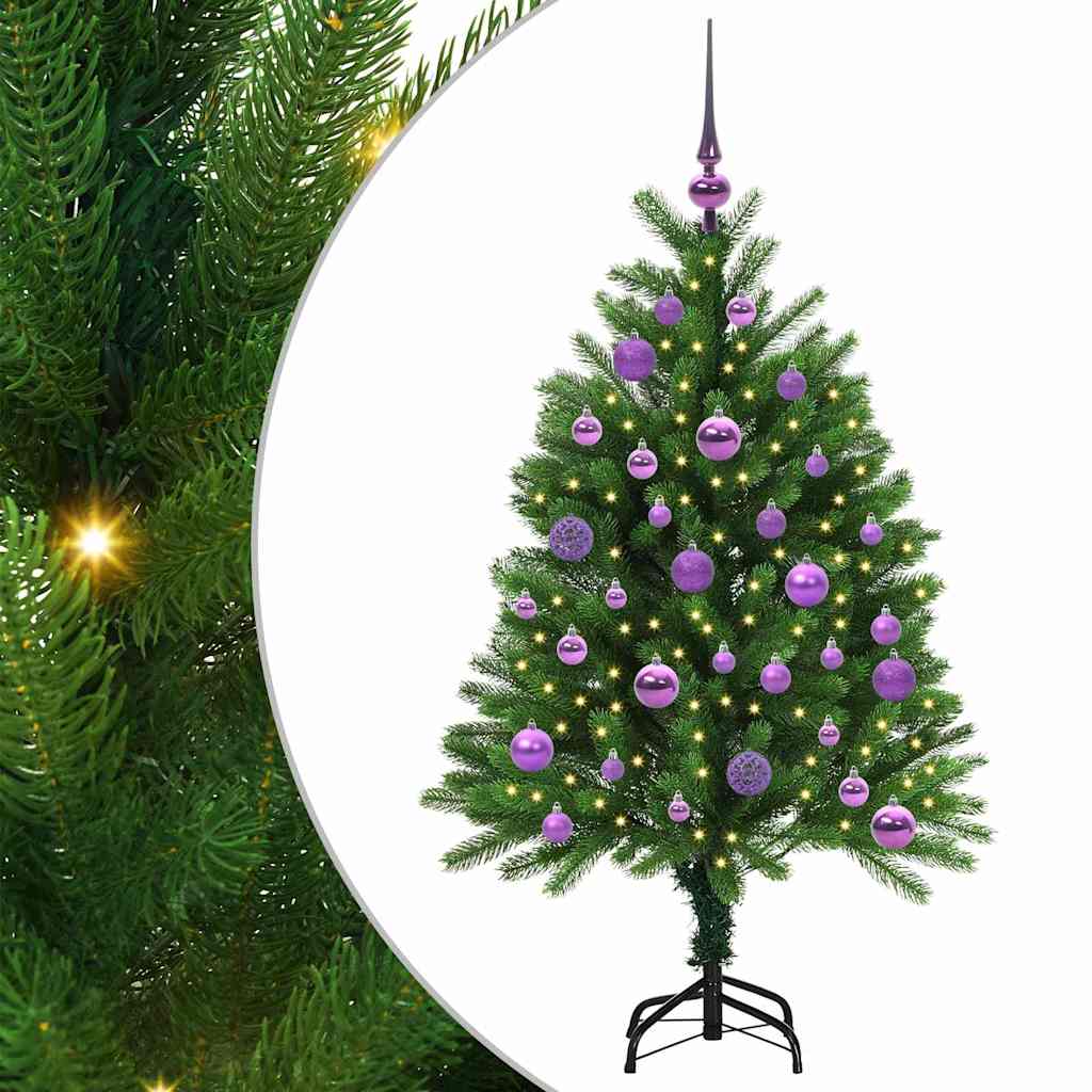 Sapin de Noël avec 150 LED avec support Vert 120 cm PE - XIOS
