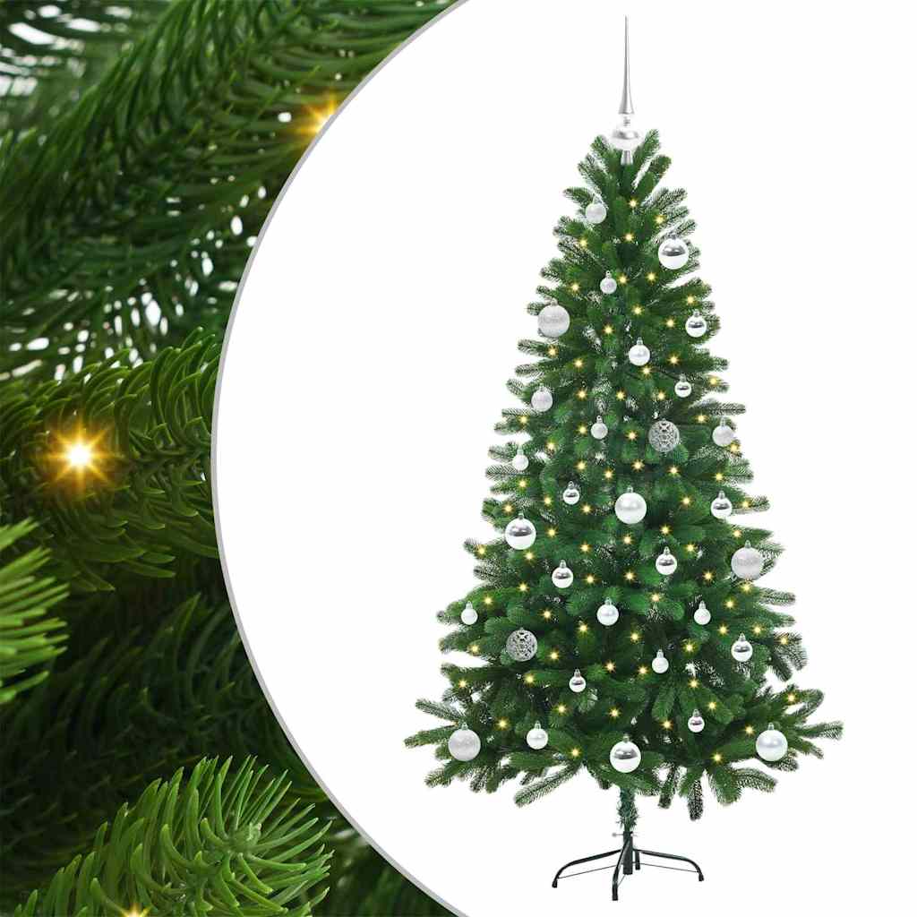 Sapin de Noël avec 150 LED avec support Vert 150 cm PE - XIOS