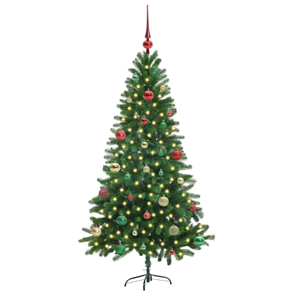 Sapin de Noël avec 150 LED avec support Vert 150 cm PE - XIOS