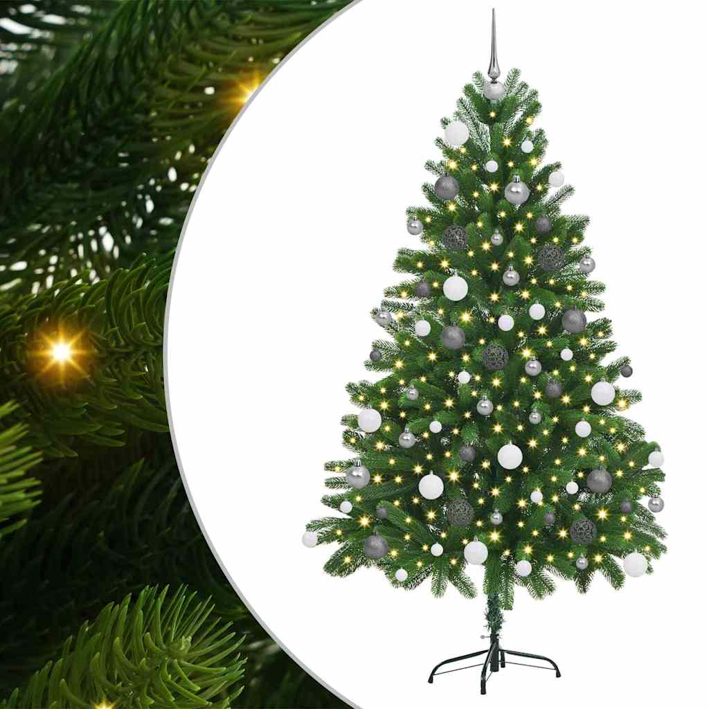 Sapin de Noël avec 300 LED avec support Vert 180 cm PE - XIOS