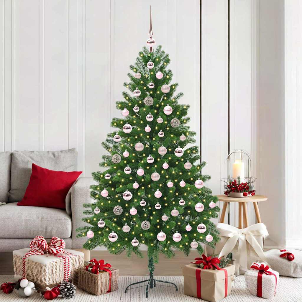 Sapin de Noël avec 300 LED avec support Vert 180 cm PE - XIOS
