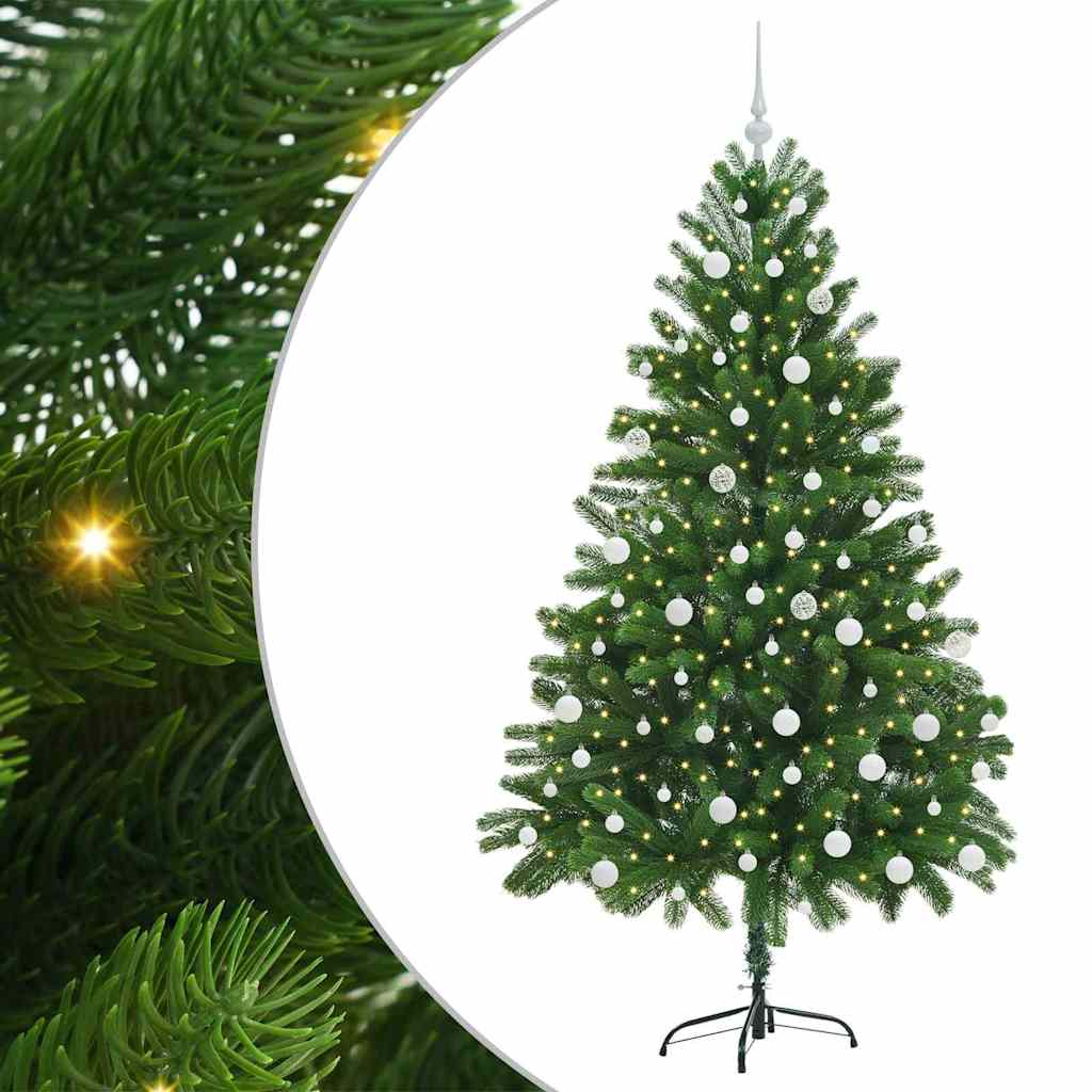 Sapin de Noël avec 300 LED avec support Vert 180 cm PE - XIOS