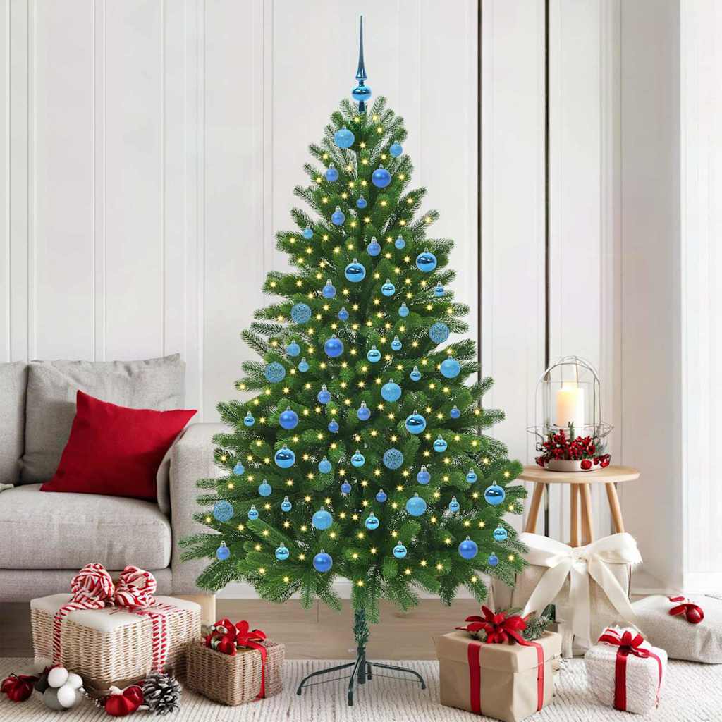 Sapin de Noël avec 300 LED avec support Vert 180 cm PE - XIOS