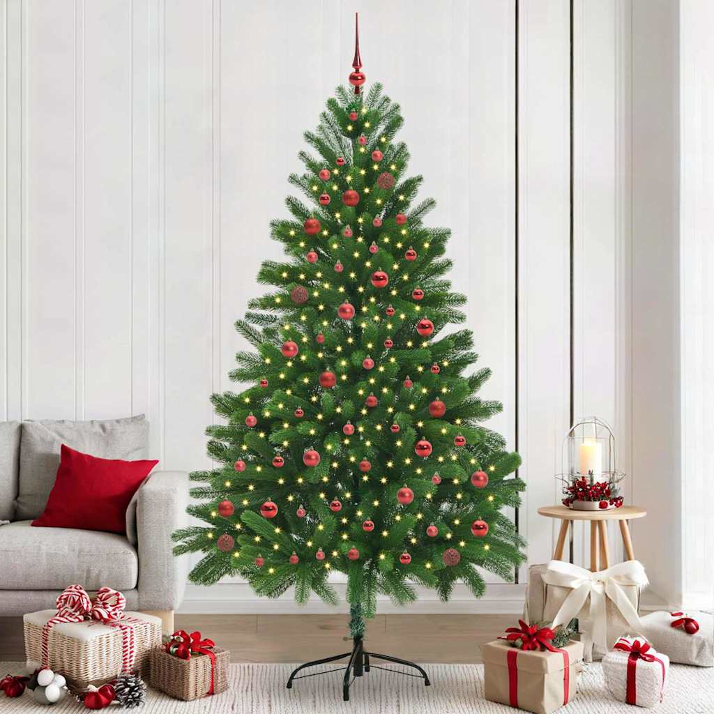 Sapin de Noël avec 300 LED avec support Vert 210 cm PE - XIOS