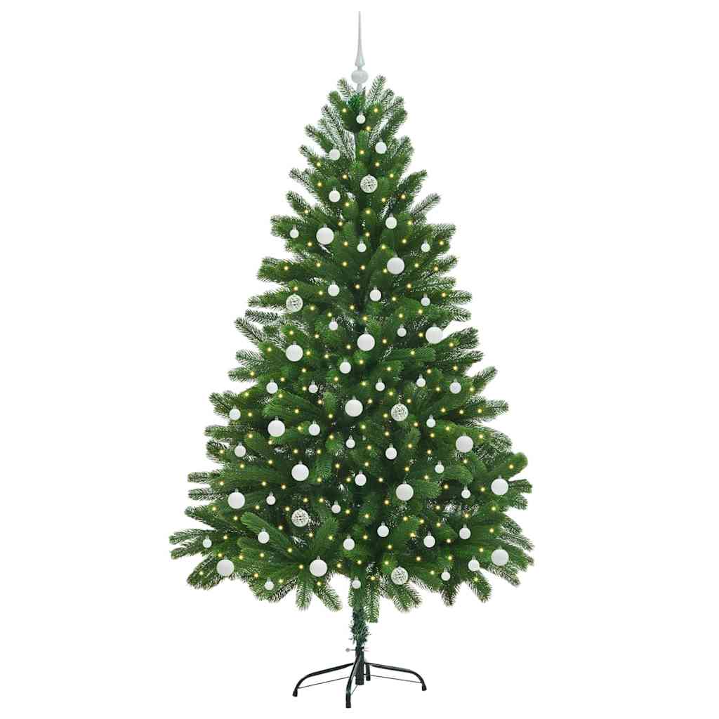 Sapin de Noël avec 300 LED avec support Vert 210 cm PE - XIOS