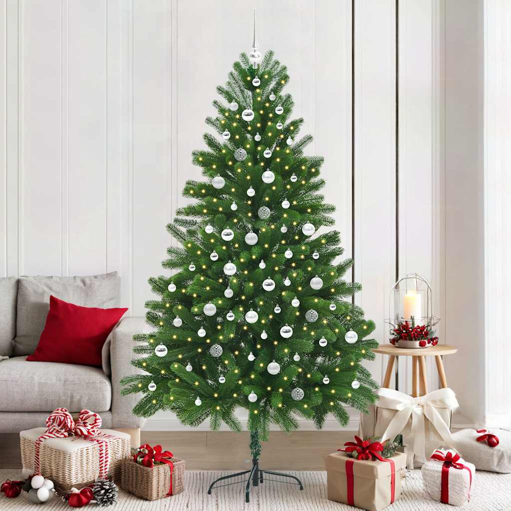 Sapin de Noël avec 300 LED avec support Vert 210 cm PE - XIOS