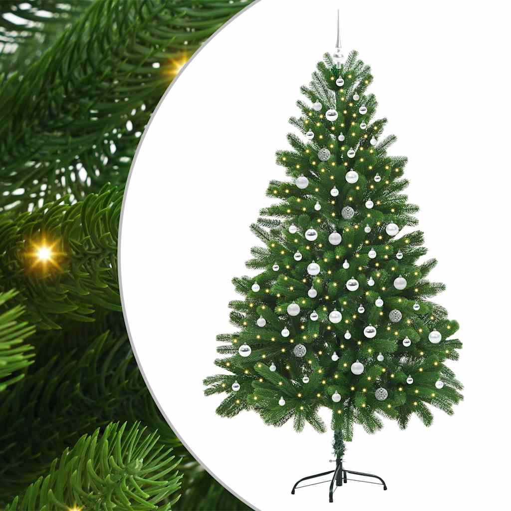 Sapin de Noël avec 300 LED avec support Vert 210 cm PE - XIOS