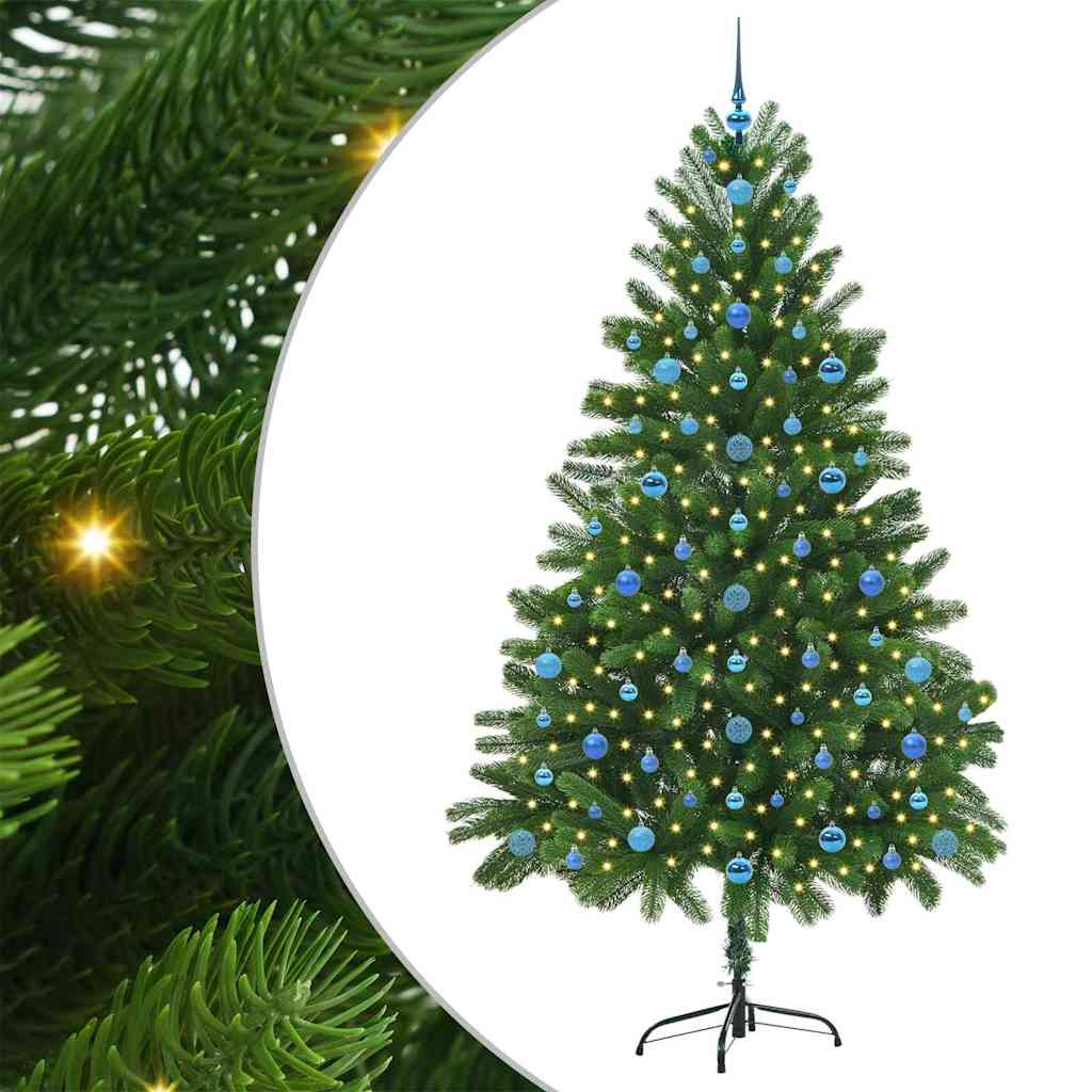 Sapin de Noël avec 300 LED avec support Vert 210 cm PE - XIOS