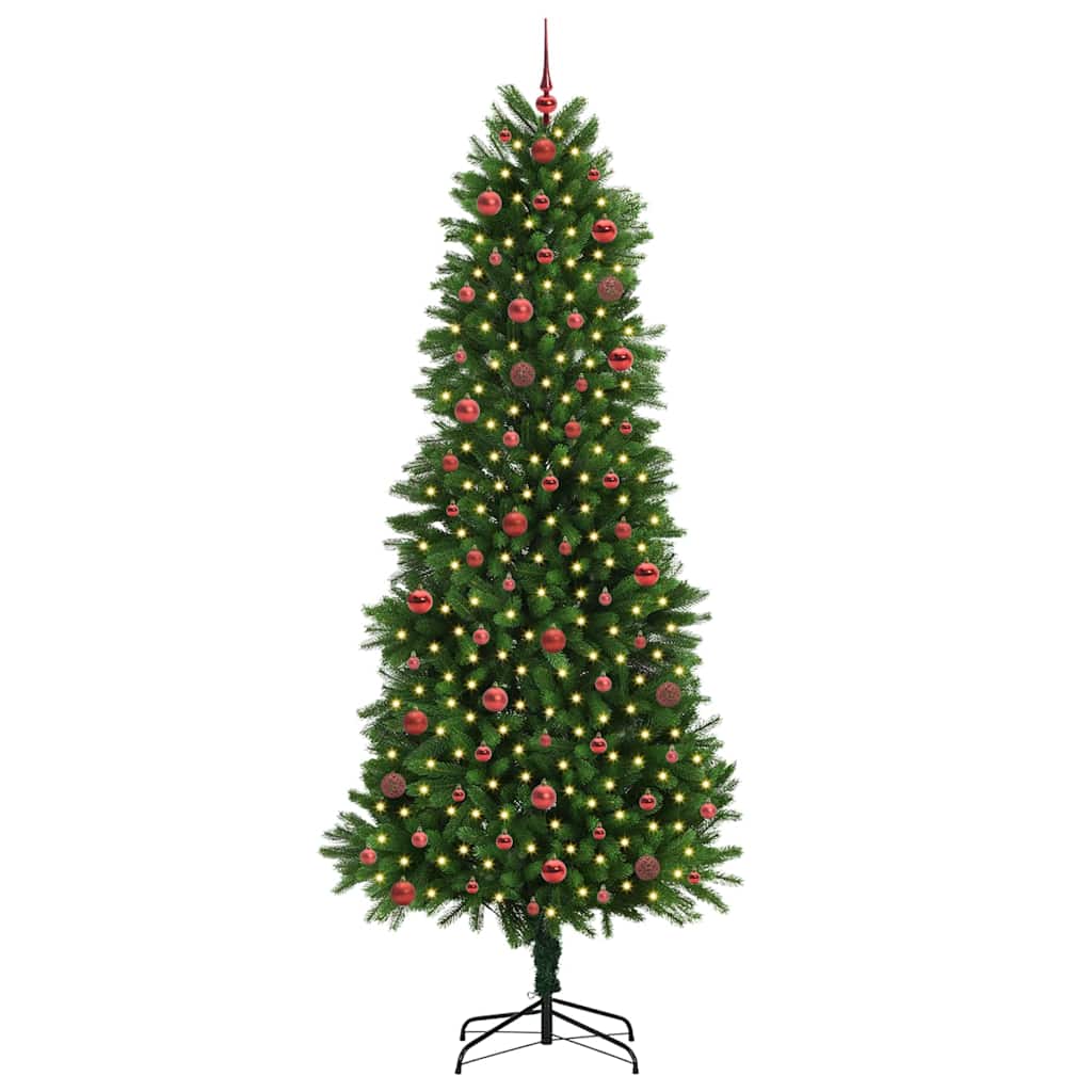 Sapin de Noël avec 300 LED avec support Vert 240 cm PE - XIOS